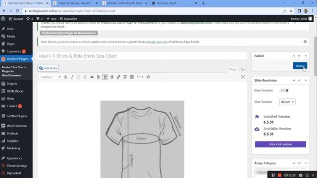 Free Product Size Chart On Product Page for woocommerce store | Add size chart on Your Website смотреть онлайн