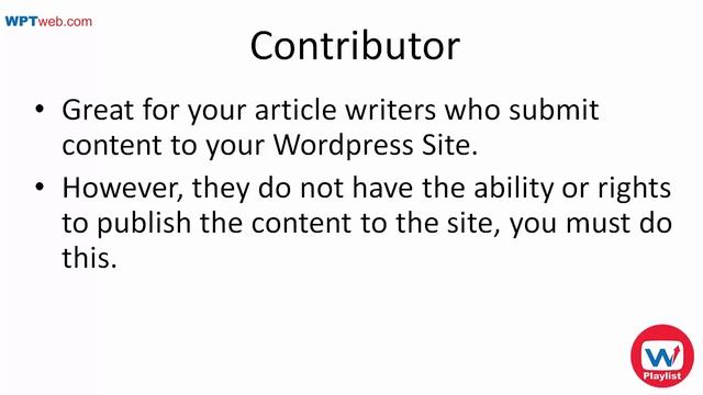 Understanding Different User Permissions WordPress - User Roles - WordPress Tutorial 12 смотреть онлайн