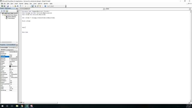 how to send email in outlook | vba- vbatip#14 смотреть онлайн