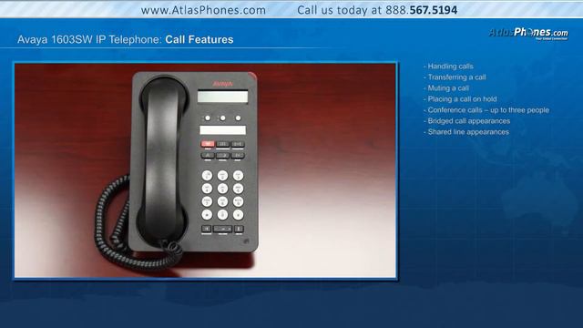 Avaya 1603SW IP Phone - Product Overview