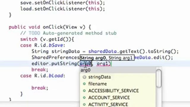 Android Application Development 96 SharedPreferences Editor смотреть онлайн