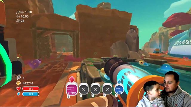 Slime Rancher прохождение. Ферма слаймов с Денисом развиваем и улучшаем летсплей смотреть онлайн