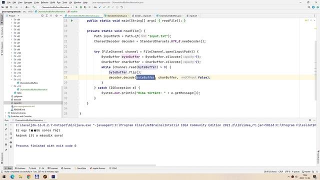 [Java v113] Csatornák és pufferek (Channel és Buffer) - II. rész смотреть онлайн