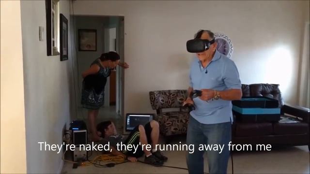 ВИРТУАЛЬНЫЙ ШЛЕМ ДЛЯ ДЕДА #HTCViveJobSimulator смотреть онлайн