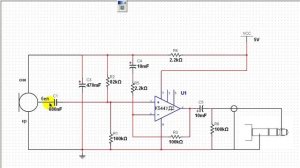 Качественный микрофон с усилителем на основе МКЭ 3