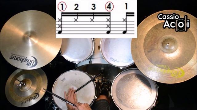 SAMBA e BOSSA NOVA #2 - Garota de Ipanema - Aula de bateria Bosphorus Cymbals смотреть онлайн
