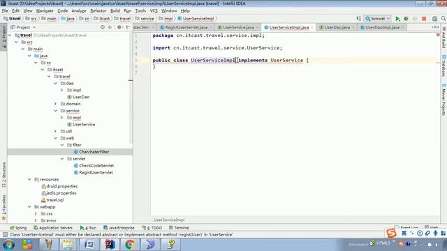 JaveWeb 16 旅游网 009 注册功能 后台 Servlet代码实现 смотреть онлайн