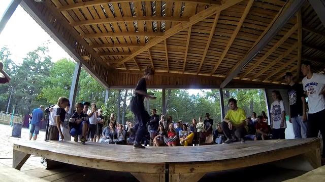 23.08.14 ЮБИЛЕЙНЫЙ STREET BATTLE 5 первый круг (Бубнова Настя vs Нежданчик vs Кирилл Шаманин) смотреть онлайн