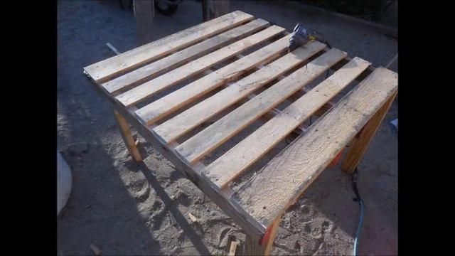 Pallet Table (easy to make DIY) смотреть онлайн