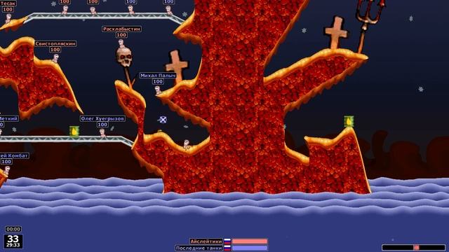 Смешновки #38 - Worms:Armageddon - "Самые маленькие" смотреть онлайн