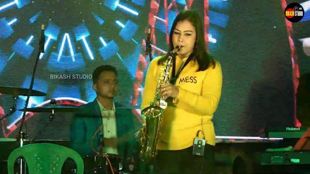 1st Time Lipika Saxophone | Chura Liya Hai Tumne Jo Dil Ko - Saxophone Queen Lipika | Bikash Studi смотреть онлайн