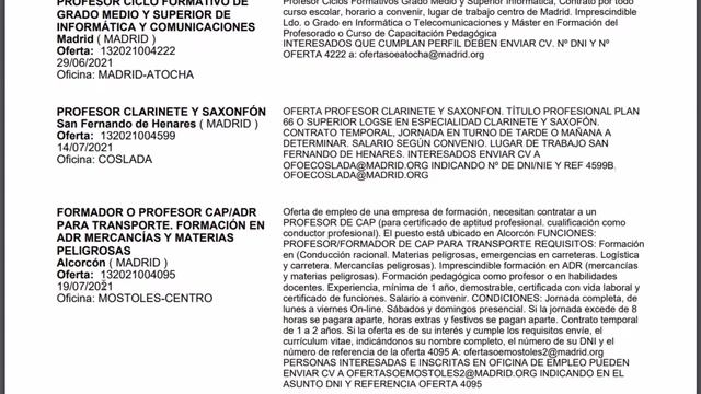 Como buscar trabajo en madrid - trabajos mas solicitados en españa 2021 смотреть онлайн