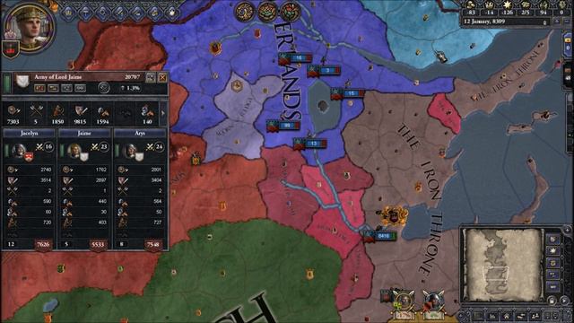 Crusader Kings 2: Game of thrones mod- Joffrey part 14 смотреть онлайн