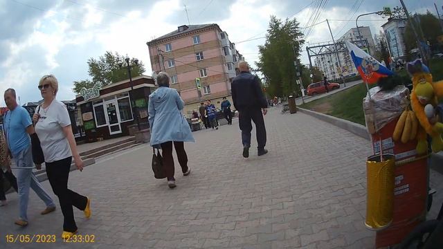 Видео за 15.05.2023 года еду в сторону дома вид задней камеры