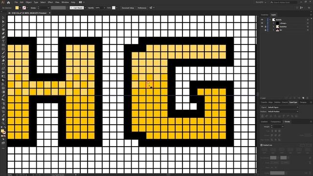 Create a Retro 8-Bit Text Effect in Adobe Illustrator смотреть онлайн