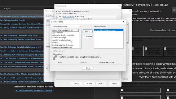 MS Outlook - Automatically delete accepted calendar invites!