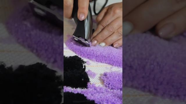 АСМР включи звук ? #rugs #tufting #коверручнойработы #тафтинг #ковер смотреть онлайн