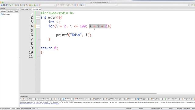 সি প্রোগ্রামিং -১১ঃ for Loop | Bangla Coding Tutor | C Programming Bangla Tutorial смотреть онлайн