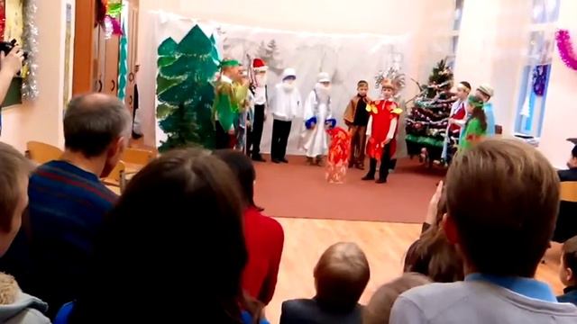 Новый год 2015 3А класс школа №181 смотреть онлайн