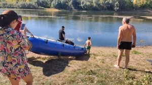 30 км за 8 часов ! Сплав по реке Уфа на надувном катамаране