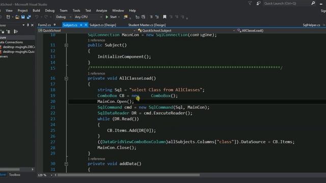 #azadeducation Load Data in to datagridview from sql database using combobox value in C# смотреть онлайн