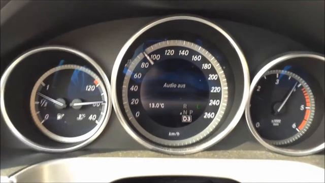 Mercedes Benz E 220 CDI 170 HP Acceleration 0 - 160 Km/h
