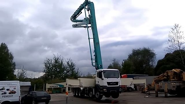 Автобетононасос ECP53CS на MAN TGS 41.400 смотреть онлайн
