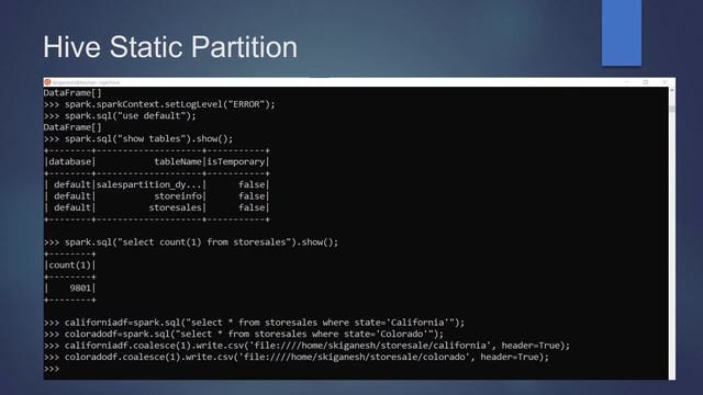 Hive Static Partition | Learn Big Data On Windows 10 | Big Data Tutorial смотреть онлайн