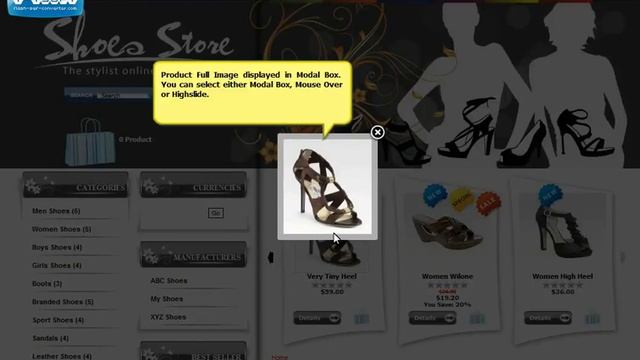 Grey Shoes - VirtueMart Template смотреть онлайн