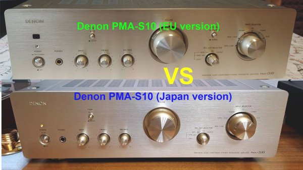 Denon PMA-S10 обзор и сравнение (Japan vs EU)
