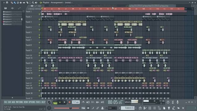 Daft Punk - Face to Face (Fl Studio Full Remake + FLP) смотреть онлайн