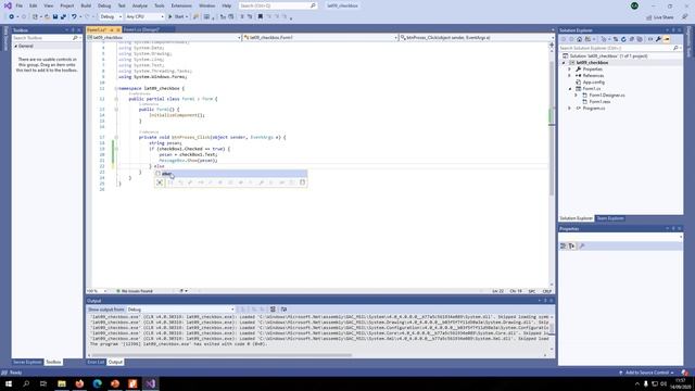 C# Windows Forms App - 9 CheckBox смотреть онлайн
