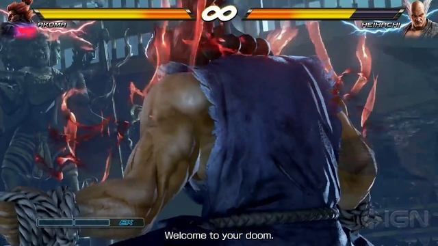 Tekken 7 PS4 Gameplay of Akuma vs Heihachi - TGS 2016 смотреть онлайн