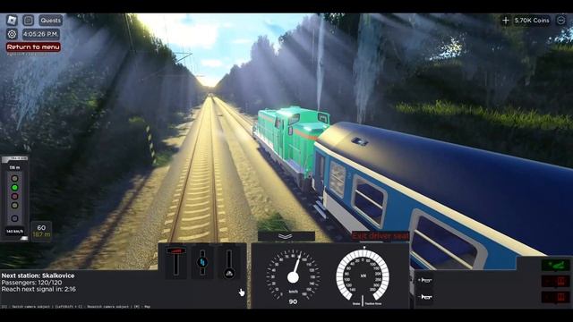 TOTOJE TA NEJREALISTIČTĚJŠÍ VLAKOVÁ ROBLOX HRA! | Roblox Train Sim #01 смотреть онлайн