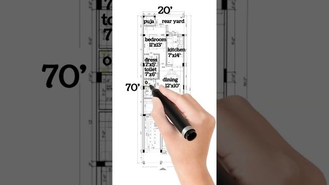 2BHK | 20' X 70' HOUSE PLAN|#1400sqft #20x70 Call or what's app on ? +91-6375224454? #Planning смотреть онлайн