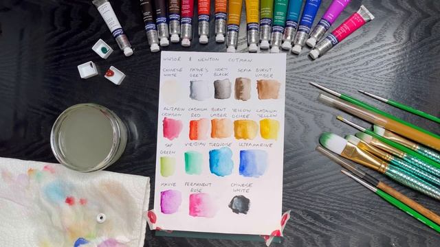 Beginner Tests Winsor and Newton's Cotman Watercolour Paints! смотреть онлайн