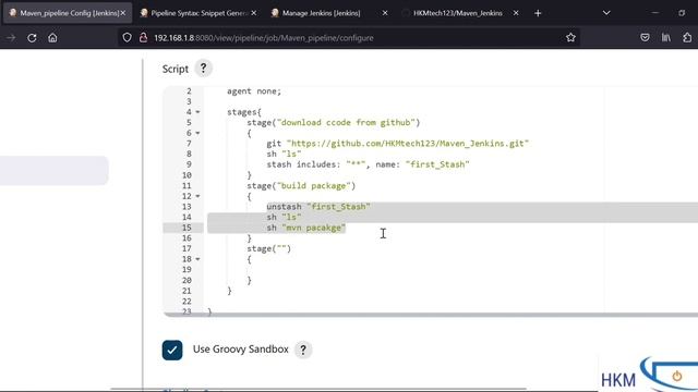 Creating Pipeline as code to Create Artifacts Using Jenkins and Maven смотреть онлайн