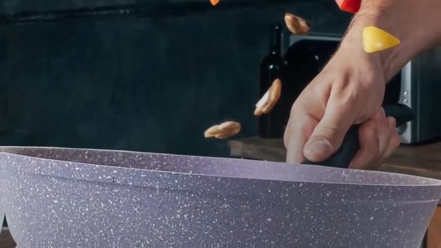 Сковорода антипригарная глубокая из литого алюминия PANAIRO EuroStar SuperStar V смотреть онлайн