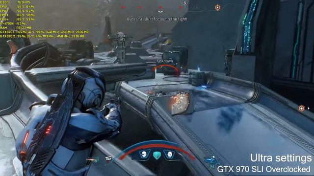 Mass Effect Andromeda | GTX 970 SLI 4GB OC | 1080p Ultra Settings | Frame Rate Test смотреть онлайн