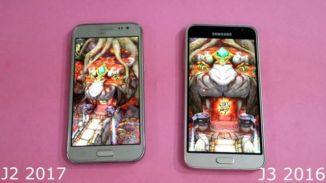 Samsung Galaxy J2 2017 vs Samsung Galaxy J3 2016 Speed test смотреть онлайн