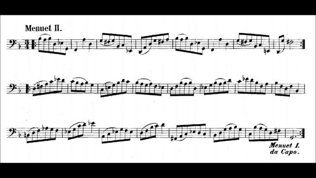 Johann Sebastian Bach: Cello Suite No.1 V-Menuet смотреть онлайн