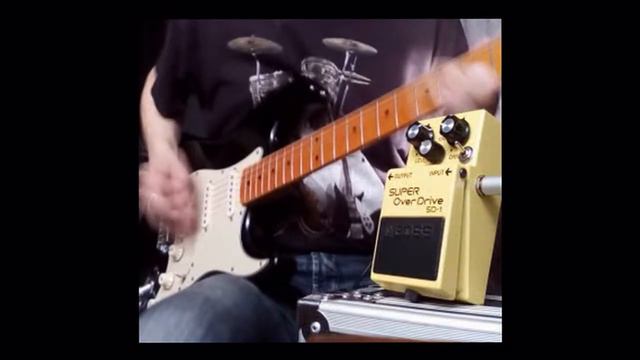 Fender Stratocaster Blackie & boss sd-1 keeley mod_Party 2 смотреть онлайн