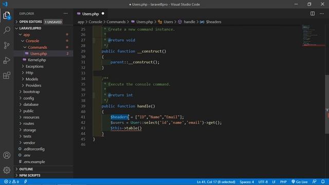 Laravel 8 Tutorial - Custom Artisan Command смотреть онлайн