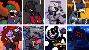 Monochrome but Every Turn a Different Character Sings ?(FNF Monochrome  but Everyone Sings it).