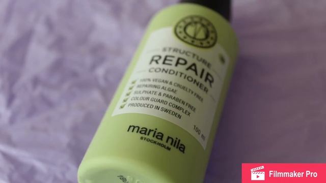 QUICK REVIEW : Structure repair by Maria Nila. The perfect hair conditioner for your extensions