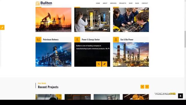 Buliten-Factory and Industry WordPress Theme materials machine Shoko смотреть онлайн