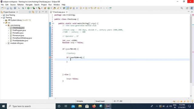 8. Core Java - Write a Program to Check Leap year смотреть онлайн
