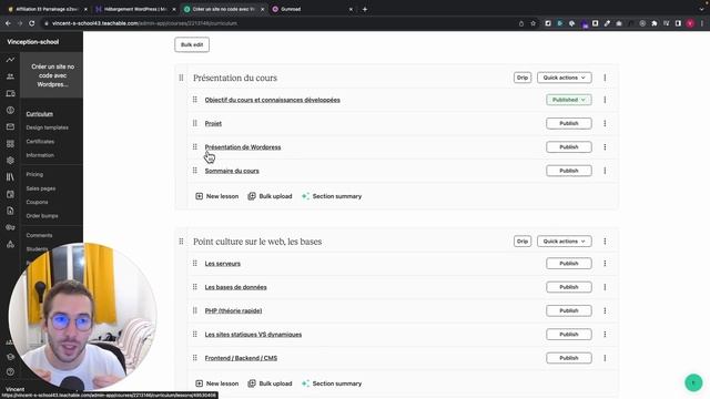 Sortie de mon cours GRATUIT - Wordpress pour les entrepreneurs смотреть онлайн