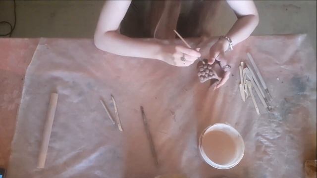 ЛЕПКА АРОМАЛАМПЫ ИЗ ГЛИНЫ.РУЧНАЯ РАБОТА смотреть онлайн