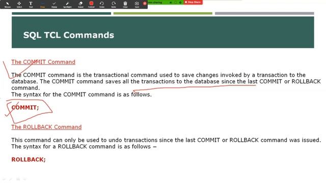 what is DCL and TCL Commands in SQL?? || SQL Tutorials for Beginners смотреть онлайн